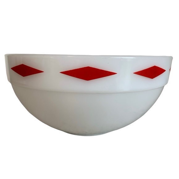 Fire King Other - Vintage Fire King Harlequin Large Mixing Bowl
